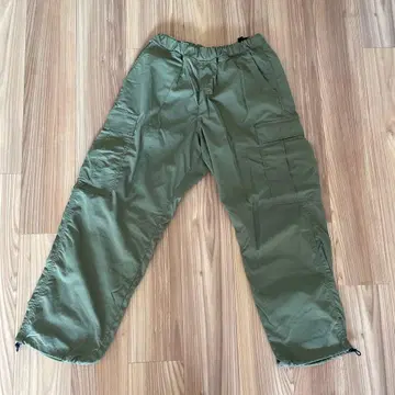 카키 카고 팬츠 허리밴딩 LEE 프리 사이즈