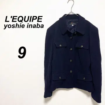 레킵 요시에 이나바 자켓 9 네이비 깔끔 고급 오피스 출퇴근