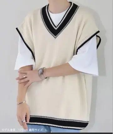 오버 사이즈 칠드런 니트 베스트