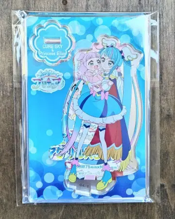 큐어 스카이 & 프린세스 엘 미니 아크릴 스탠드 부르주라 히로가루 스카이