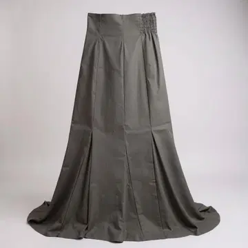 새상품급 SNIDEL 하이웨스트 헴플레어 롱 스커트 그레이