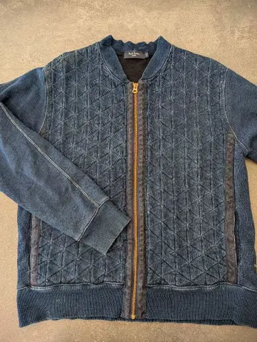 Paul Smith Jeans 인디고 퀼팅 점퍼