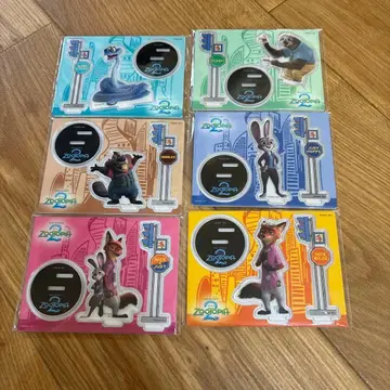 주토피아2 HAPPY 복권 G상 전 종류 아크릴 스탠드