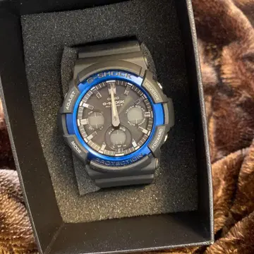 G-SHOCK 블랙/블루 크로노그래프