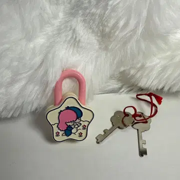 쇼와 레트로 리틀트윈스타 키키라라 별 모양 락 열쇠 2개 포함 산리오