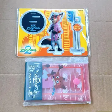 주토피아2 해피 복권 G상 아크릴 스탠드 프롭스 닉 와일드