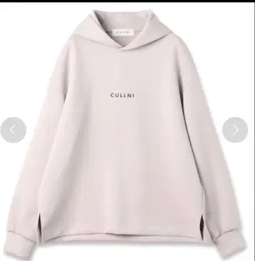 쿠르니 로고 후드티 라이트 그레이