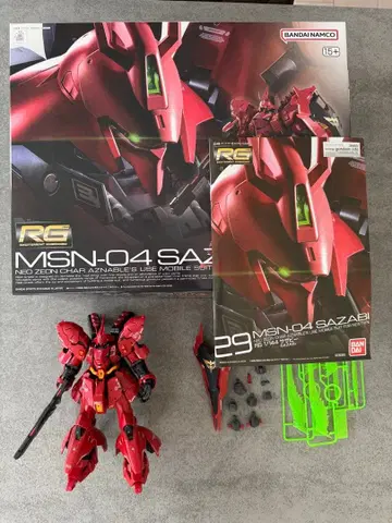 RG SAZABI 사자비 조립 완료