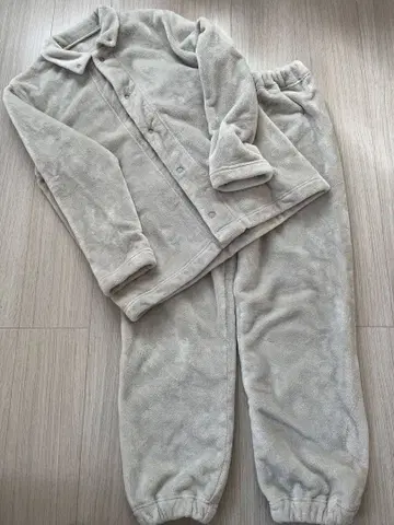 무인양품 따뜻한 파이버 파자마 입는 담요 남녀 공용