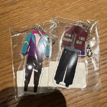 2 밀키웨이 만화전 의상 아크릴 키링 카트 맥스 2점