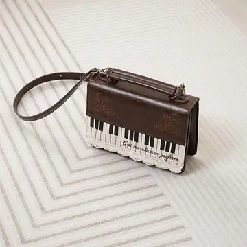 문학 피아노 숄더백