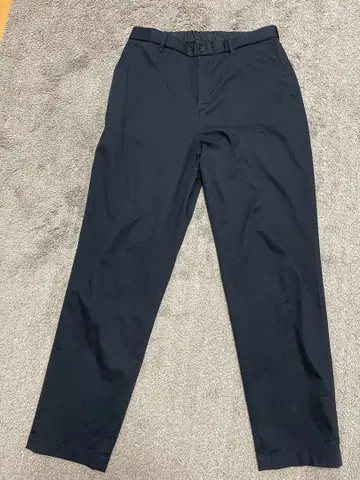 치노 팬츠 블랙 허리밴딩