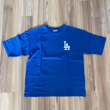 LA 로고 T셔츠 L 사이즈 파랑