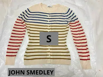 새상품급 미사용 JOHN SMEDLEY 울 가디건 영국제 S