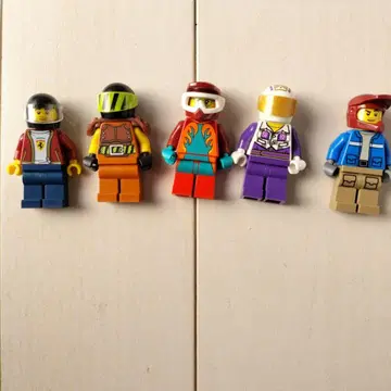 레고 미니피규어 5개 세트