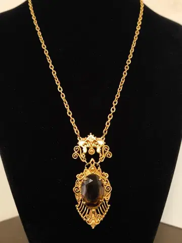 빈티지 Florenza 플로렌자 골드 컬러 목걸이