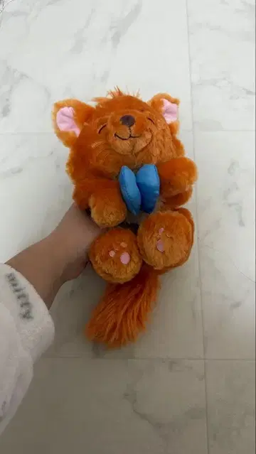 루즈 봉제 인형 스트랩 파우치