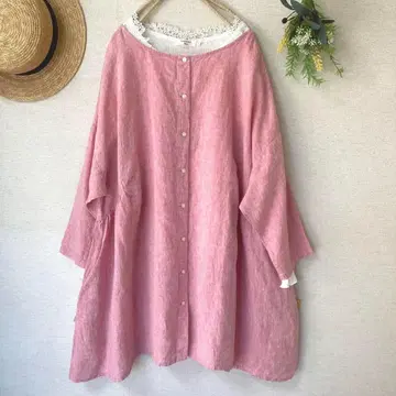 사만사 모스모스 sm2 리투아니아 린넨 전후 착용 튜닉 겉옷 겸용