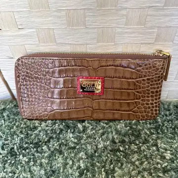 p2 COCOCELUX GOLD 크로커다일 장지갑
