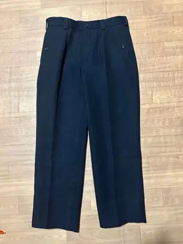 마가렛호웰 플란넬 팬츠 다크 네이비 M