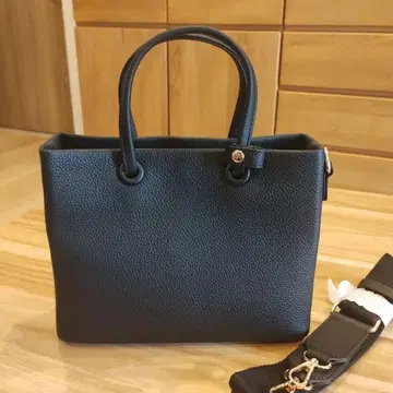 블랙 천연 가죽 핸드백 신진 공방