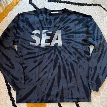 WIND AND SEA 23SS 타이 다이 염색 롱 슬리브 티셔츠