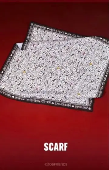 ZO&FRIENDS ZOA 스카프 지용
