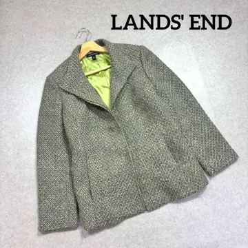 LANDS' END 란즈엔드 트위드 자켓 오비 벨트 포함 13AR