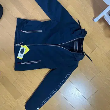 [택 포함 새상품] 타미힐피거 보아 안감 자켓 네이비 따뜻 방한
