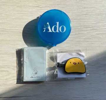 Ado 모나리자의 옆모습 가챠 코인 케이스 미니 메모장 앞머리 클립