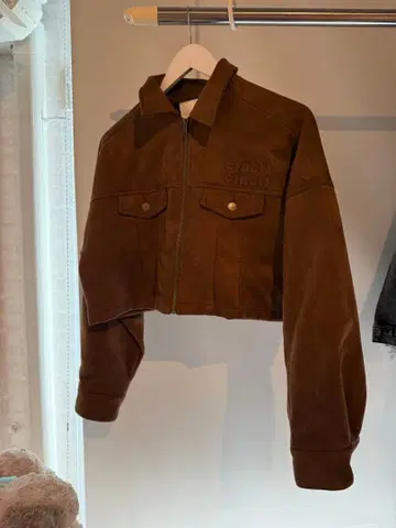 Chico 브라운 크롭 자켓