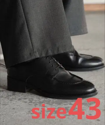 시운(shiun) COW LEATHER U-TIP DERBY 43