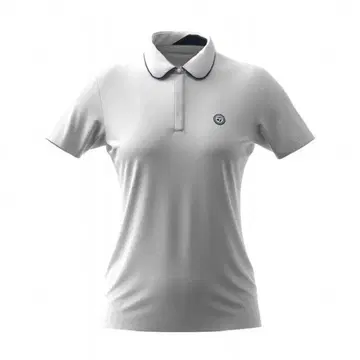 새상품 테일러메이드 XS 화이트 피케 셔츠 TD122 여성용