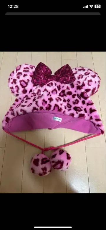 디즈니 미니 레오파드 핑크