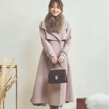 노엘라 백 플리츠 울 트렌치코트