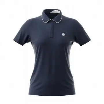 새상품 테일러메이드 XS 네이비 피케 셔츠 TD122 여성용