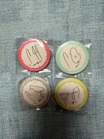 하나미야 하츠나 217find 캔뱃지 4점