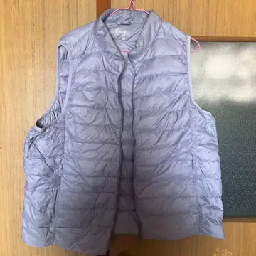 라이트 이너 다운 다운 베스트 4L 연보라