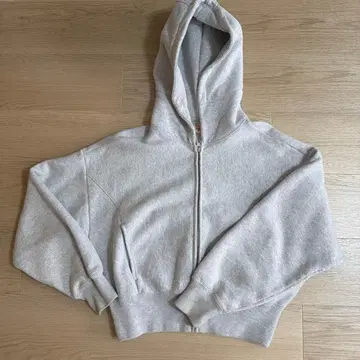 챔피온 빨간색 택 WEAVE WARM UP 숏 기장 집업