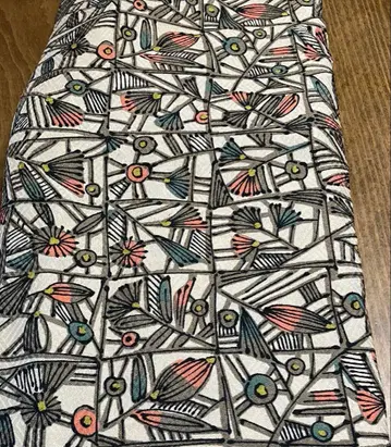 몸통 안감 꽃 잎 채채 패턴