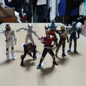 가면라이더 hg 피규어 7체 세트