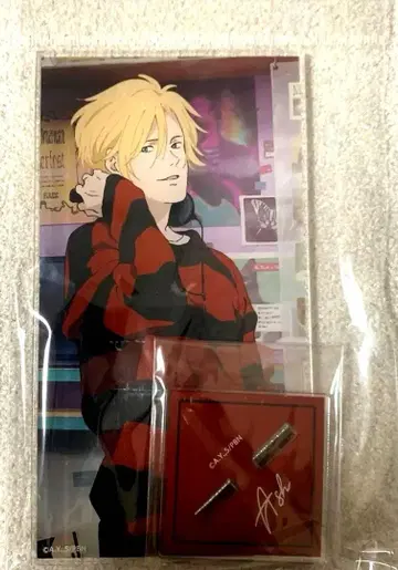 바나나 피쉬 아크릴 스탠드 레코드샵 ver. 아쉬 미개봉품