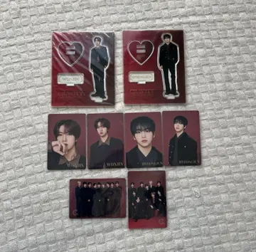 cravity 팬미팅 아크릴 스탠드 포토카드 세트