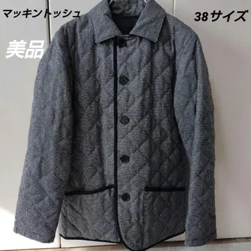 매킨토시 그레이 퀼팅 자켓 (리버서블)