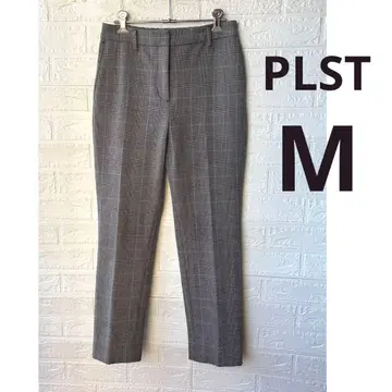 [ 새상품급 ] PLST 플라스테 웜 리저브 스틱 팬츠 체크