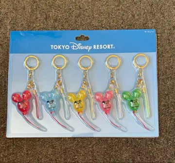 디즈니 풍선 키링 5개 세트