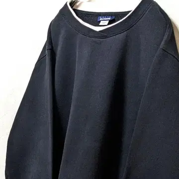 베이직 에디션 무지 맨투맨 트레이닝복 블랙 XL 구제 의류