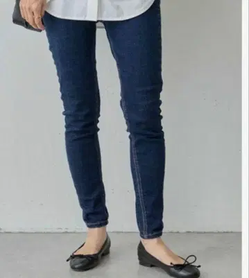 BEARDSLEY 데님 레깅스 (끈 없음)