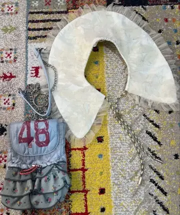 미사용 새상품 택 없음 자택 보관 묶음 판매 인플루언서 백 탈부착 카라