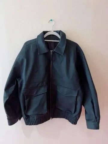 PU 더블 ZIP 블루종